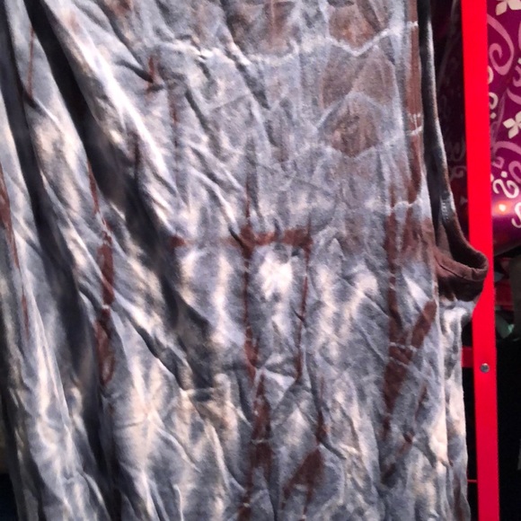 Tye Dye Fringe Bottom Top Size Small - Picture 3 of 3